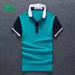 lacoste t-shirt new arrival polo sport color block bleu blanc